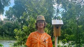 Sterling High School senior installs 12 bluebird houses in Rock Falls for Eagle Scout project