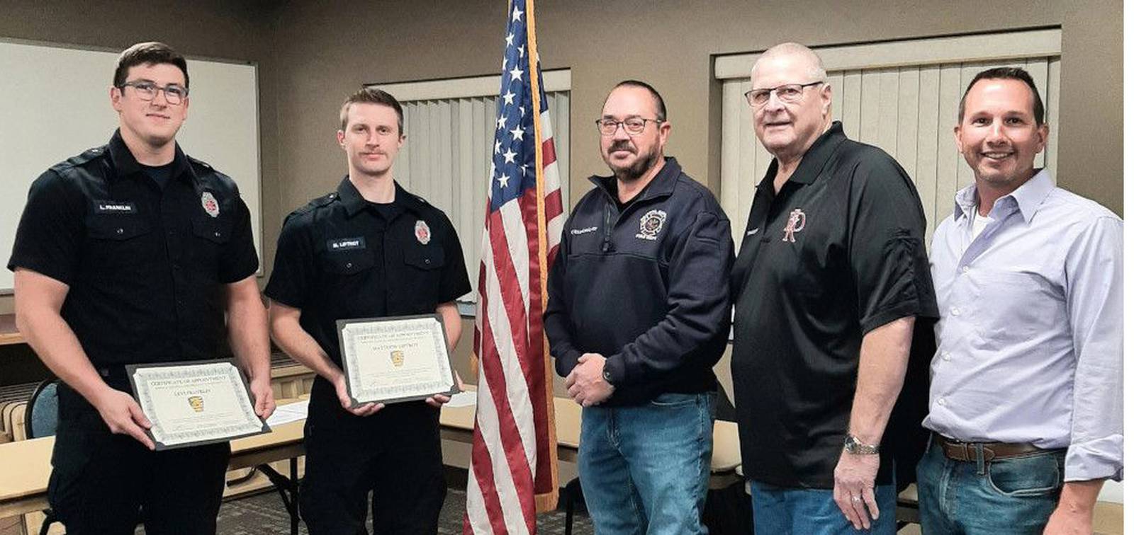 New firefighterparamedics sworn in at Bristol Kendall Fire Protection District Shaw Local
