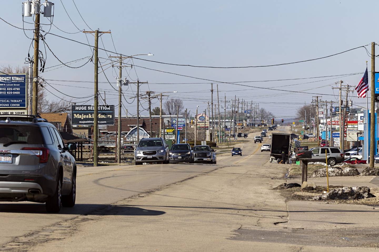After six month delay, reconstruction on Locust Street in Sterling will begin on Monday, April 3.