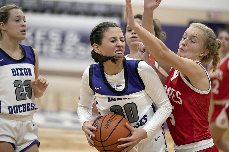 Dixon’s Harvest Day works below the basket Wednesday, Nov. 30, 2022 against Ottawa.