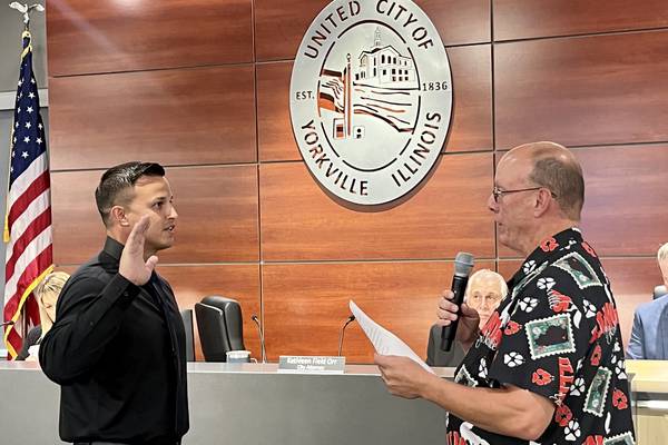 Yorkville Police Department hires Army veteran bringing force up to full staff