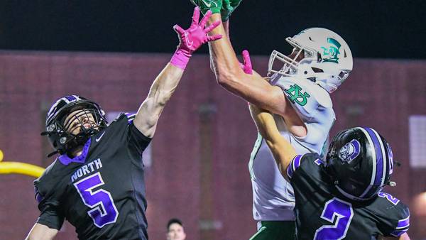 Photos: York football travels to Downers Grove North to take on Trojans 