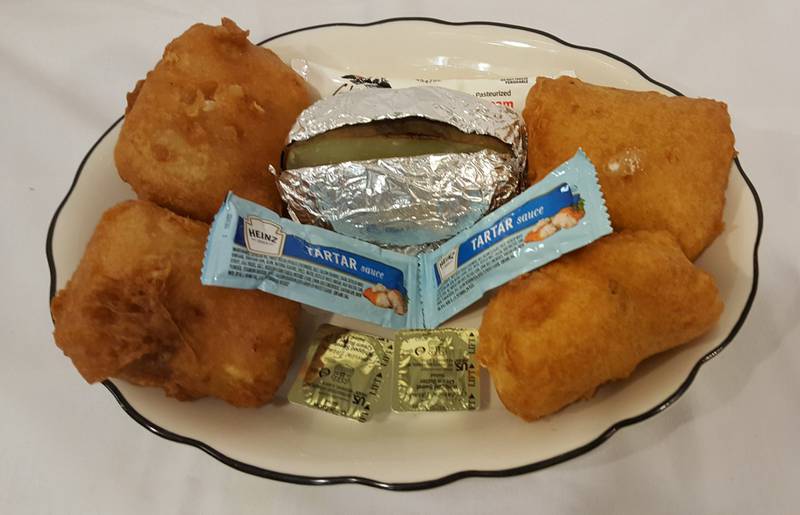 Pictured is a fish dinner as it's served at Pictured is Cantigny Post 367 Veterans of Foreign Wars in Joliet. The post will host a 100th anniversary celebration on D-Day.
