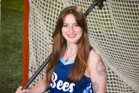 Zoe Starkey gives lacrosse a try at St. Ambrose University 