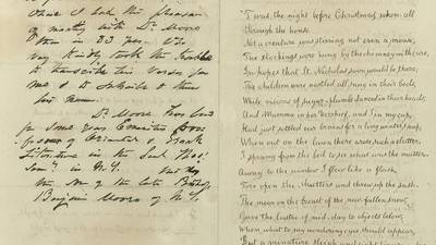 Historic Highlights: Classic Christmas poem has disputed authorship