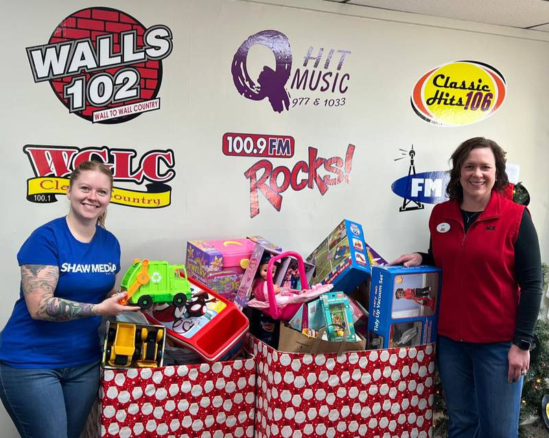Dana at Debo Ace Hardware got a great start on the Christmas Cheer Toy Drive!