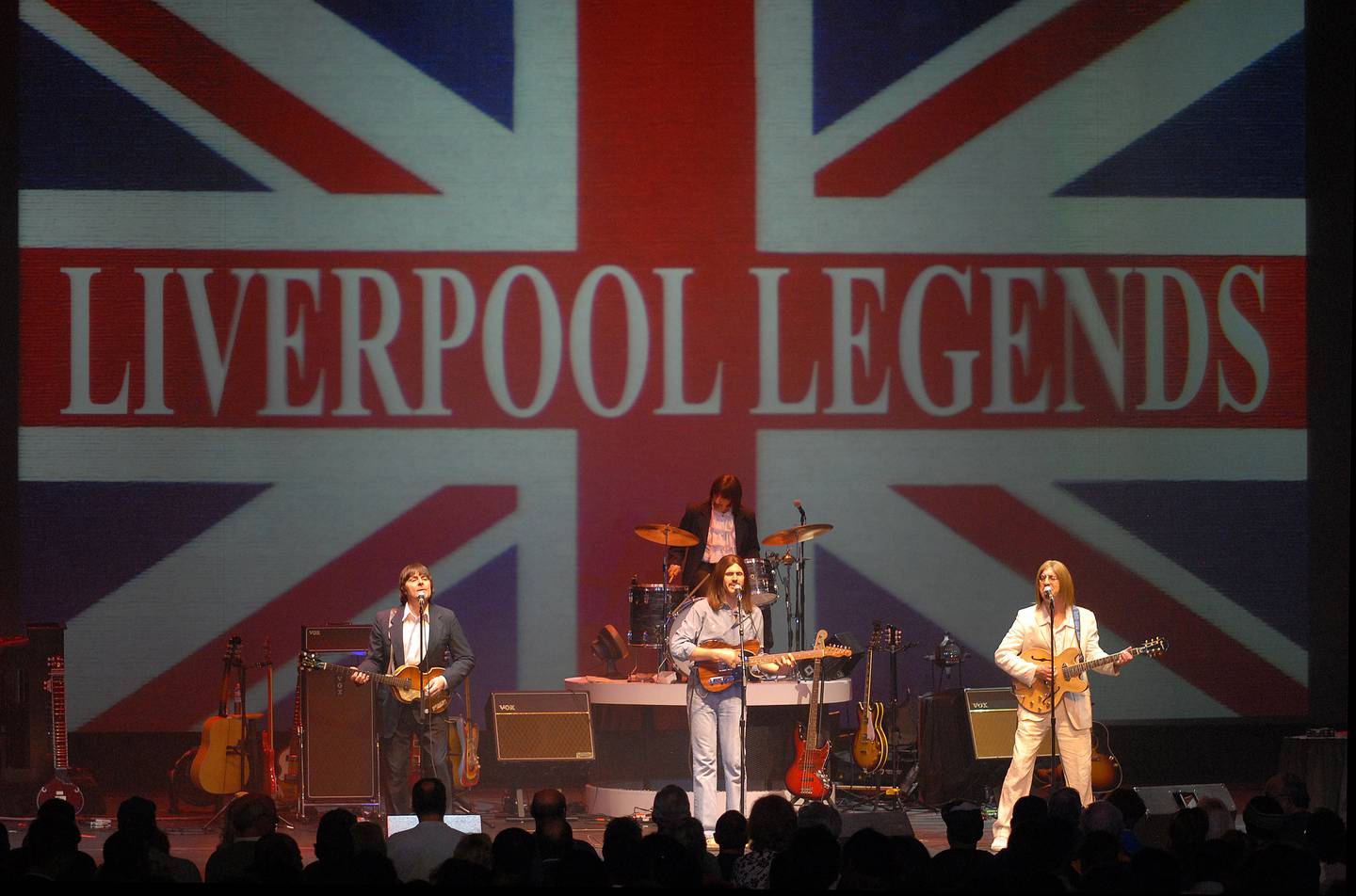 Beatles tribute band Liverpool Legends will perform Feb. 16, 2024 at the Egyptian Theatre in downtown DeKalb.