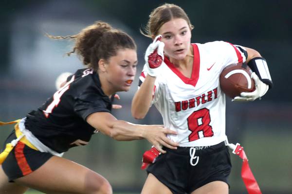 Photos: Huntley vs. Crystal Lake Central girls flag football 