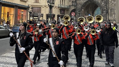 In the Czech Republic, music needed no translation for these DeKalb High School students