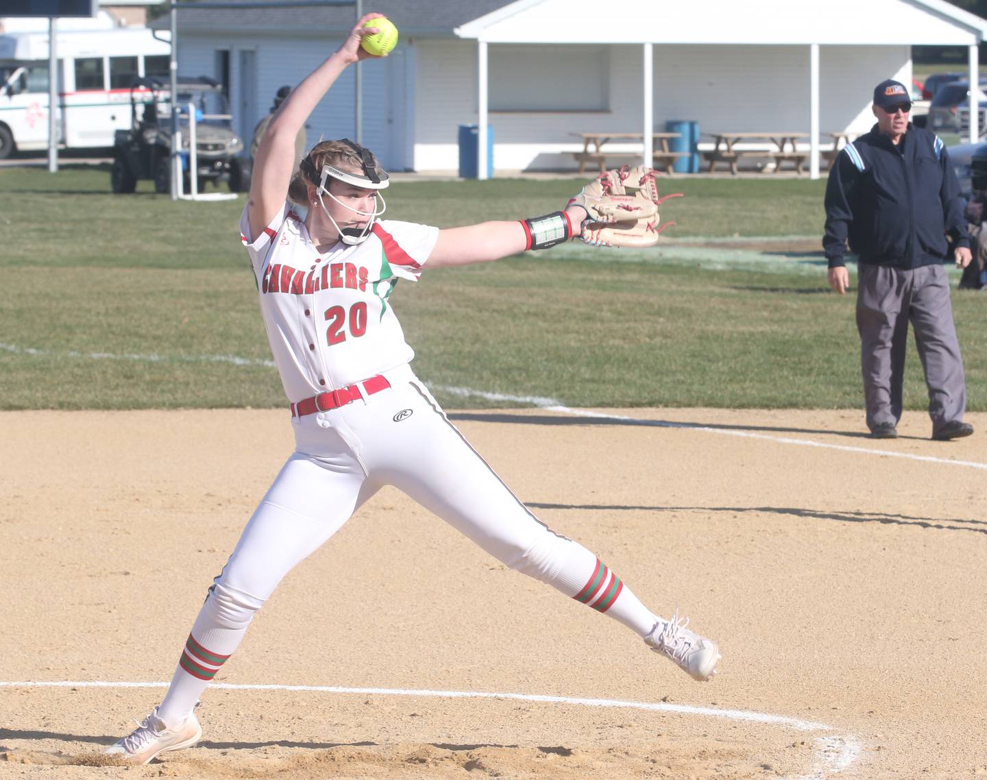 L-P pitcher Taylor Vescogni delivers a pitch to Princeton on Tuesday, March 19, 2024 in Princeton.