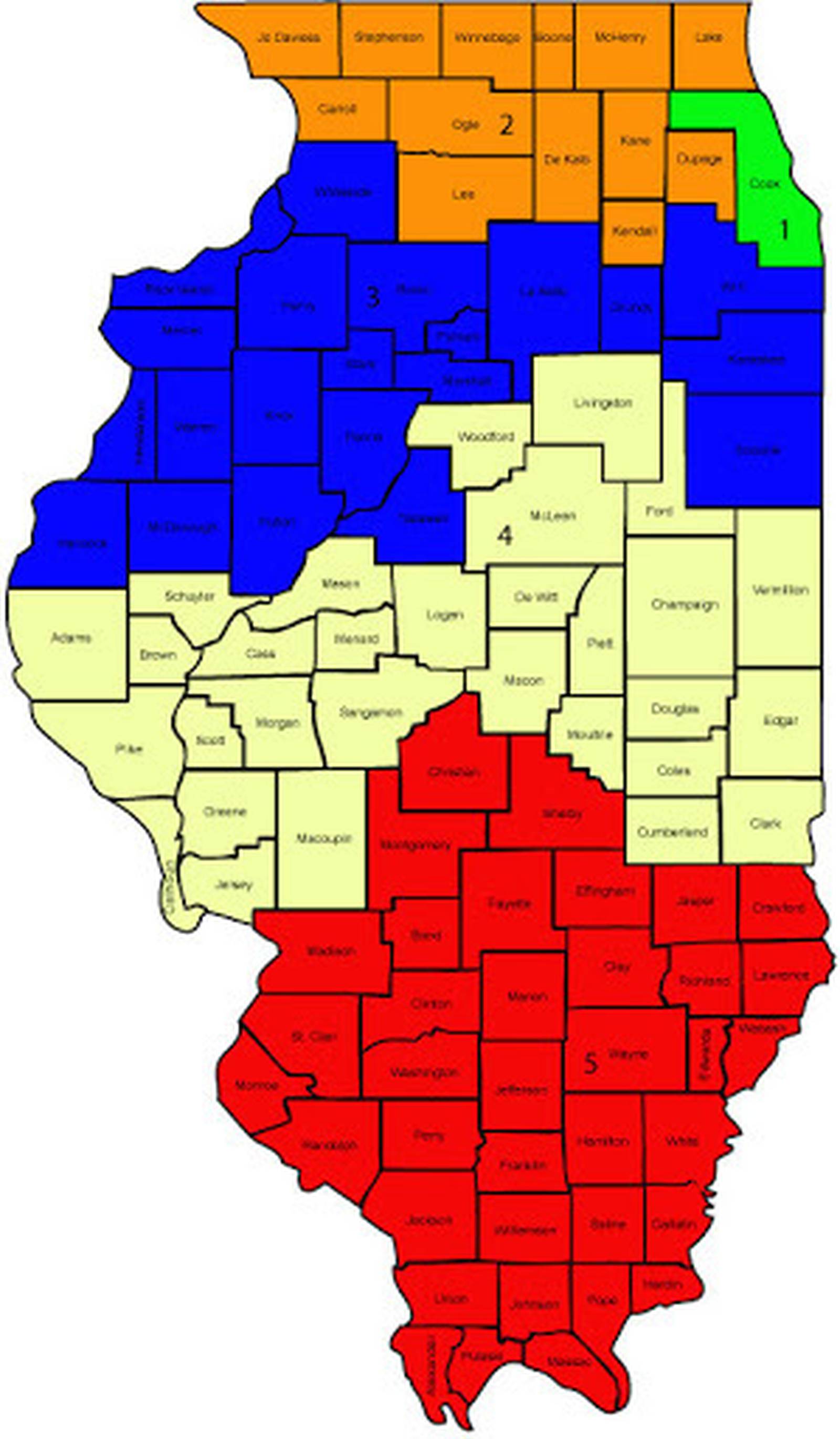 Lawmakers could redraw Illinois Supreme Court district maps Shaw Local