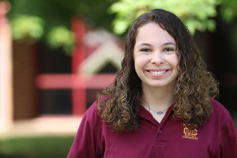 Montini award to: Sara Severin is from Downers Grove and is a parishioner at St. Joseph Parish along with her parents Paul and Laura Severin.