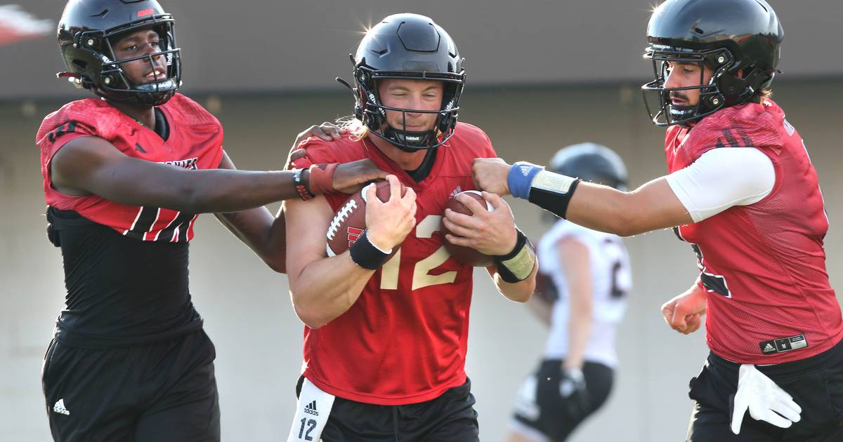 Photos NIU football holds first practice in preparation for