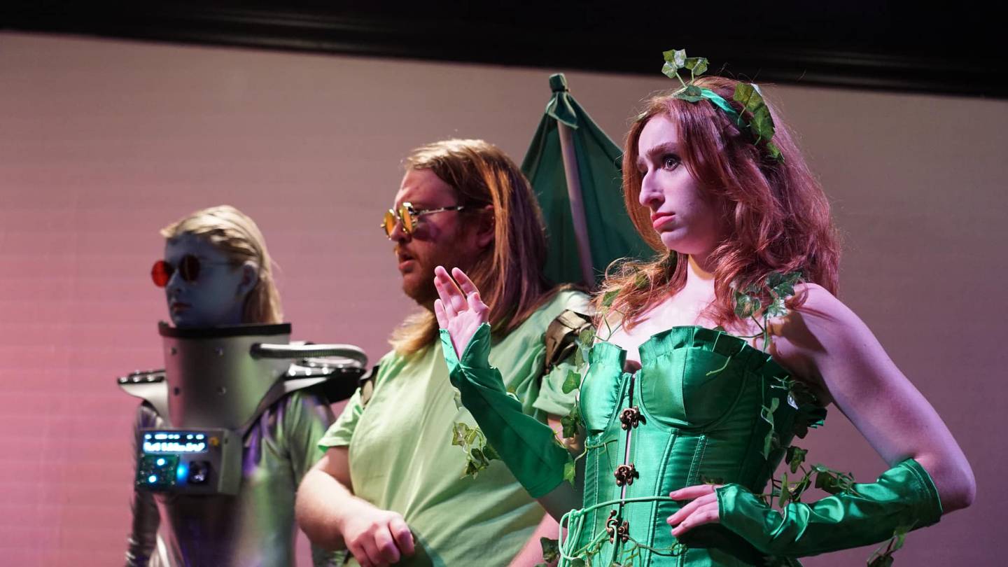 Poison Ivy is one of the villains in "The Batman Unauthorized Parody Show."