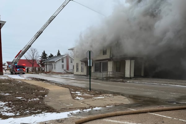 Historical Fulton apartment building a total loss after Sunday morning fire