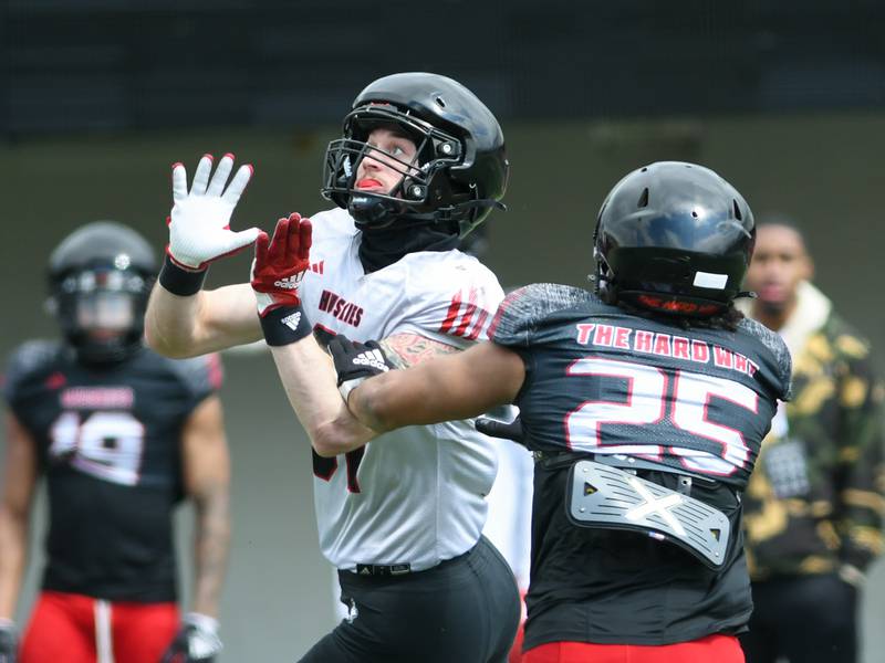 NIU football: Up 15 pounds, Grayson Barnes looking to make full-time impact at tight end