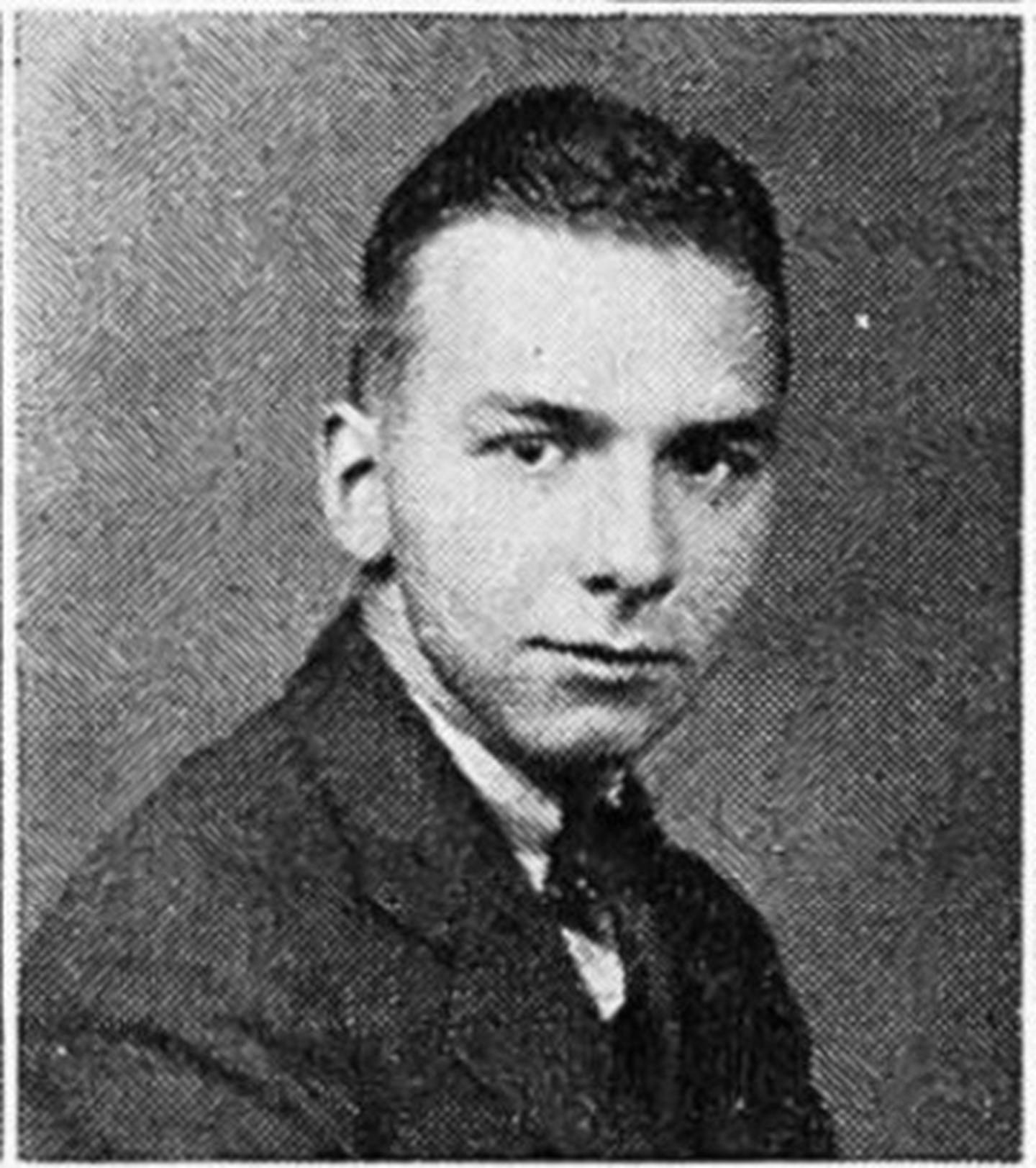 Richard Becker, a former central Illinois resident, was a survivor of the Titanic disaster on April 14, 1912. He is pictured as an adult.