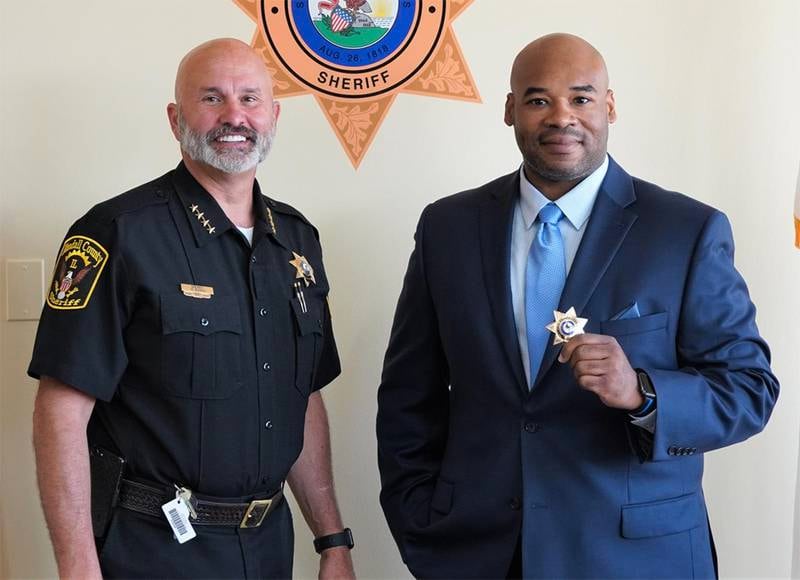 Sheriff Dwight Baird and Deputy Joe Conley.