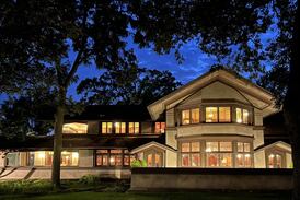 Tour allows one to see Wright House at twilight