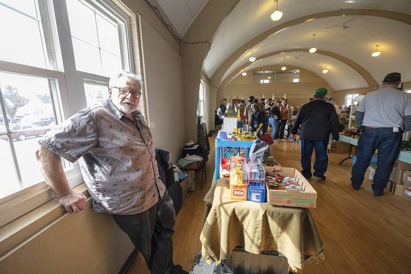 Vendor Lester Sielski of Dyer, Indiana has been coming to the the Sublette Farm Toy Show for half a dozen years now. “I love this event,” said Sielski Saturday, March 15, 2025, “I only do a few shows a year but I always come back here. I really love the town and people.”