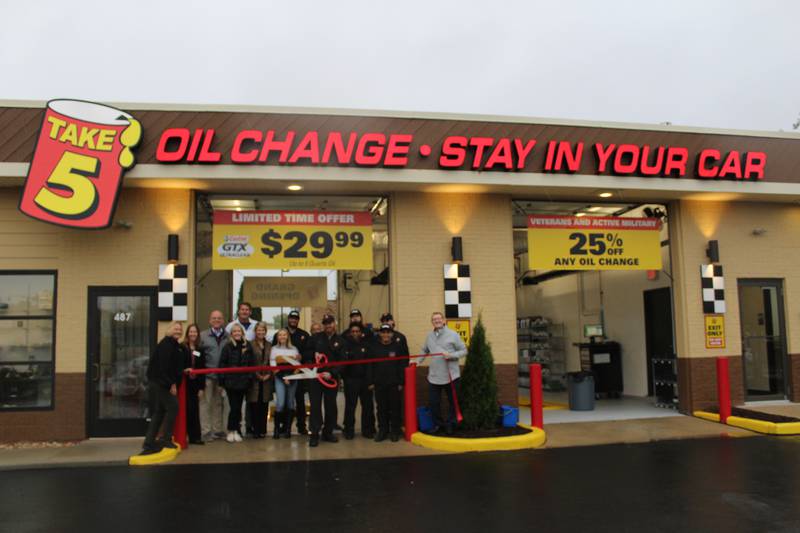 A grand opening for Take 5 Oil Change, located at 487 W. Virginia St. in Crystal Lake, was held Friday, Oct. 28, 2021.