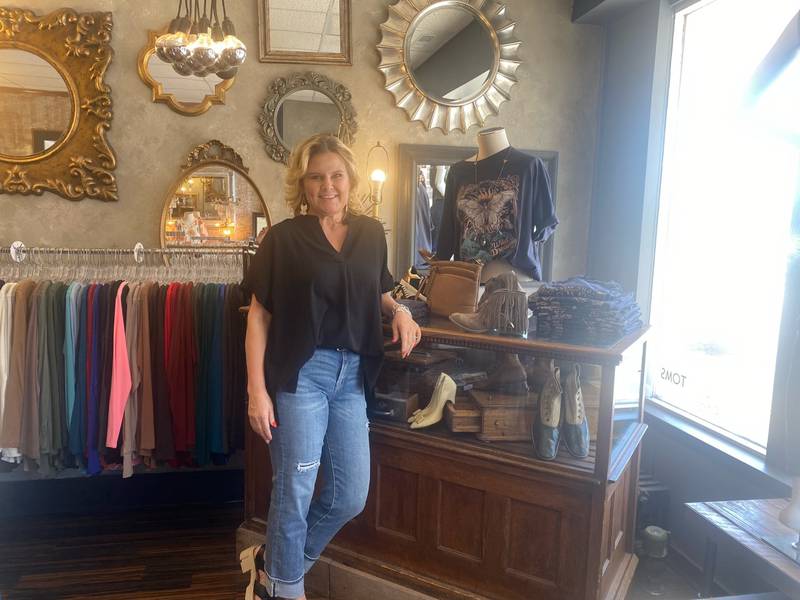 Hiedi Kindelspire, owner of GiGi's in downtown Morris named the boutique after her grandmother.