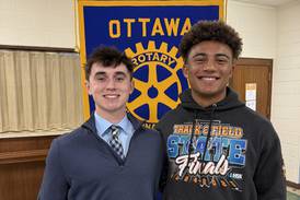 Rotary Club of Ottawa Sunrise honors two January Students of the Month