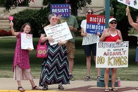 July 4 anti-Trump protest draws dozens to Sycamore: ‘The most patriotic thing I could do today’
