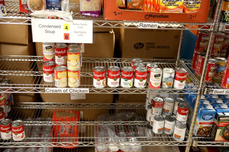 Some of the areas of need at the Batavia Interfaith Food Pantry and Clothes Closet include soups.