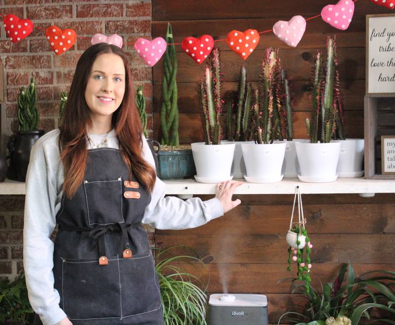 Peyton Lamps shares her love of plants at her shop, Petals by Peyton, and can find suitable plants for everyone – even those who don’t have a green thumb.