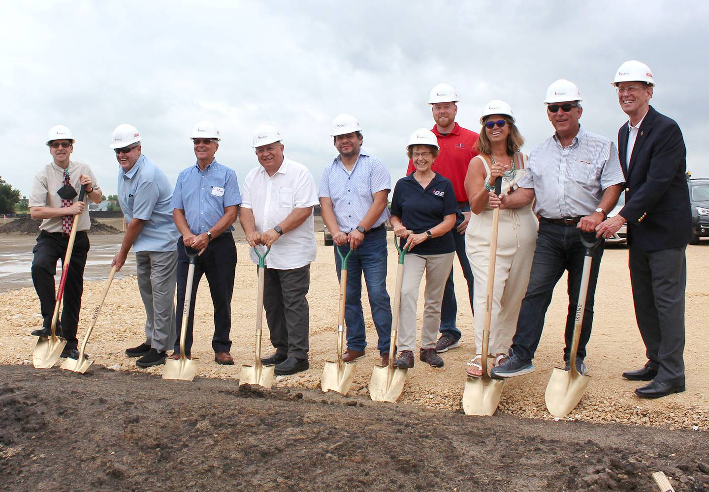 First United Methodist Church leaders in DeKalb hosted a groundbreaking ceremony July 24, 2022 to celebrate the start of construction on a new location on North Annie Glidden Road with city officials, congregants and members of the public.(Photo provided by First United Methodist Church)