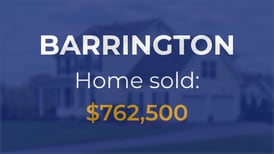 Barrington: Single-family home goes for $762,500
