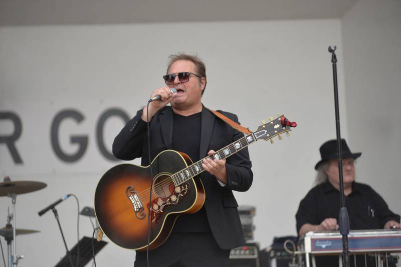 Rick Lindy pays tribute to Roy Orbison during the opening night of the 2025 Mt. Morris Jamboree Music Series on Friday, June 13, 2025.