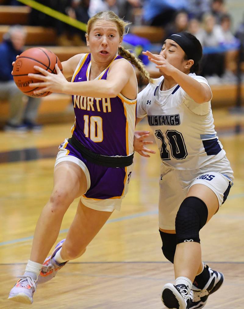 Photos: Downers Grove South vs Downers Grove North Girls Basketball
