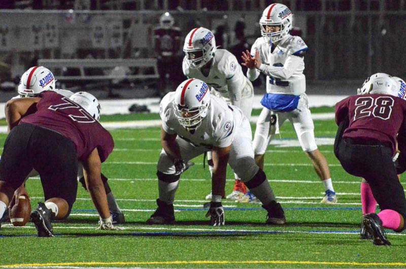 Glenbard South senior left guard Brandon Lim is a key cog on a Raiders' offensive line that has led the way for a prolific offense that includes talented running back Trevor Burnett and sophomore quarterback Michael Champagne.