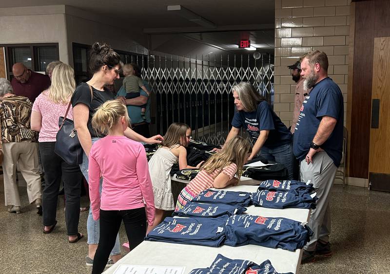 T-shirts were also available to purchase  at Forreston High School's performance of Annie on Sunday, April 28, 2024. Money raised from the sale will be used to help pay for future projects and supplies.