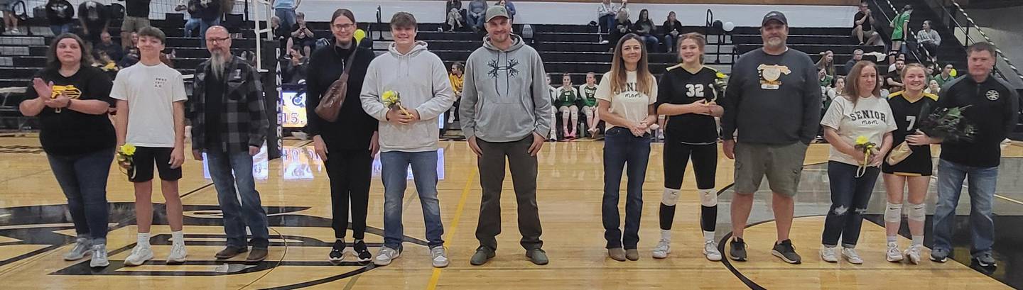 Putnam County High School recently recognized its fall sports senior athletes and parents.