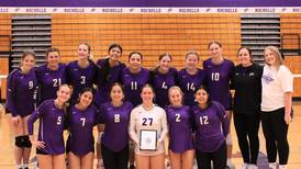 Rochelle JV volleyball team wins invite