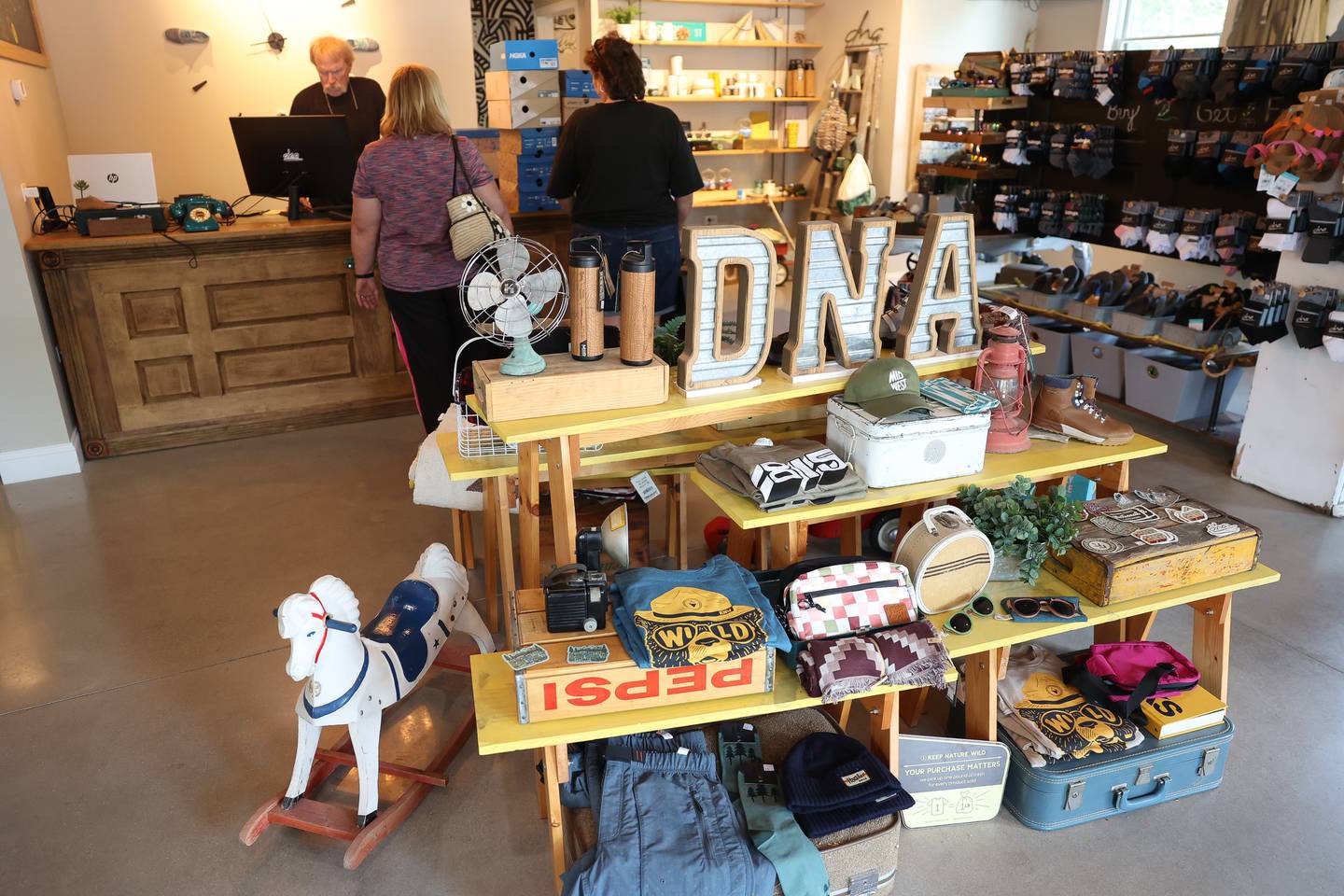 DNA - Active Lifestyle Outfitter in Downtown Plainfield specializes in active wear and accessories.